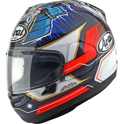 Arai RX-7V Evo Helm Pedrosa Shogun, Integralhelm - Dunkelblau/Rot/Weiß - S