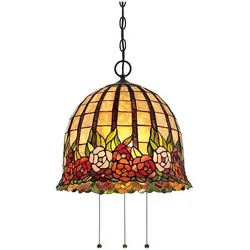 Rosecliffe 3-flammige Tiffany Pendelleuchte