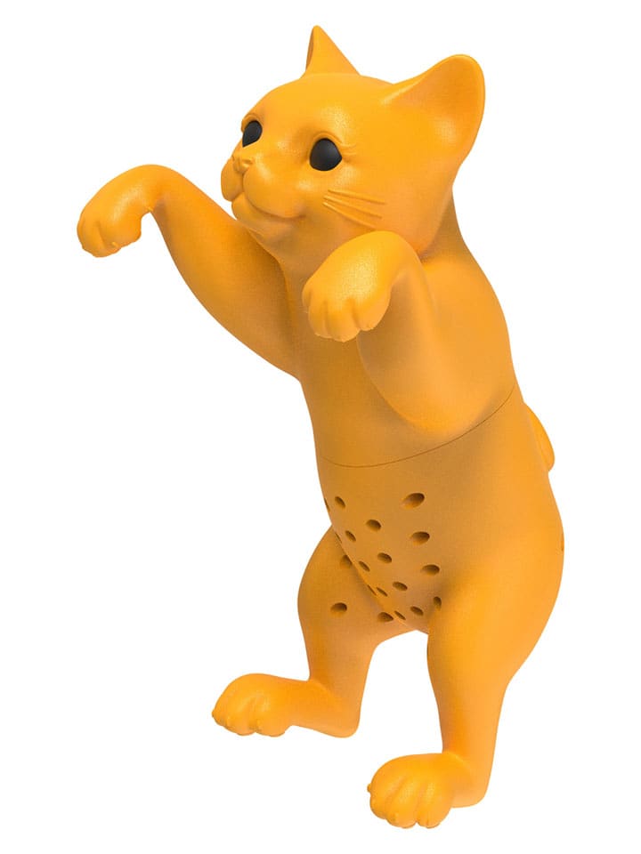 Winkee Tee-Ei ''Katze'' in Gelb - (L)9 cm - onesize