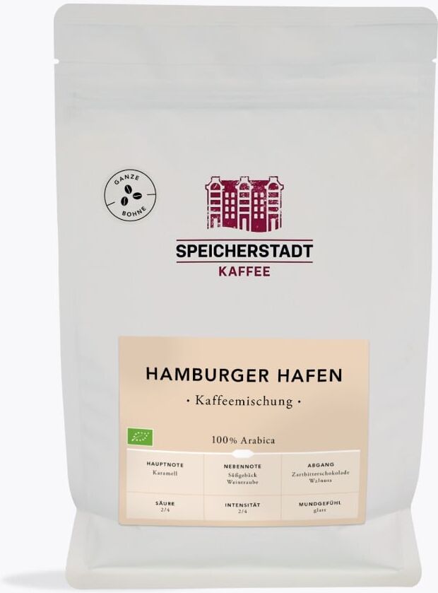 Speicherstadt Hamburger Hafen Kaffeemischung Bio 500g