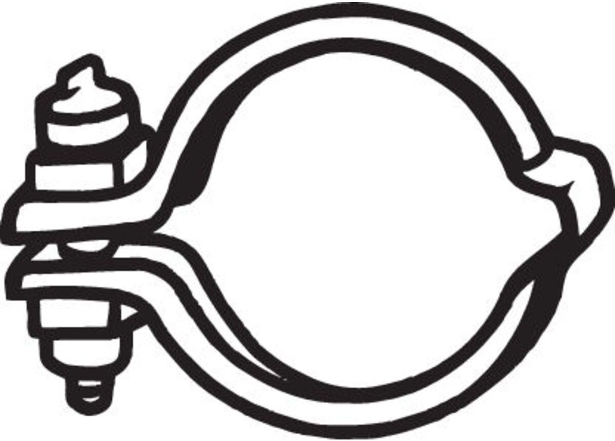 Klemmstück, Abgasanlage BOSAL 254-260