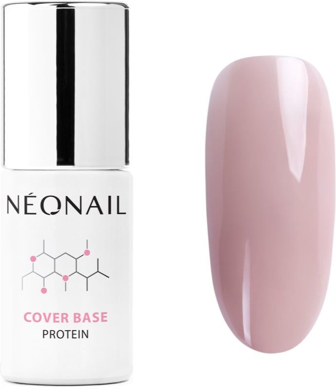 NEONAIL Cover Base Protein base coat gel for gel nails shade Soft Nude 7,2 ml