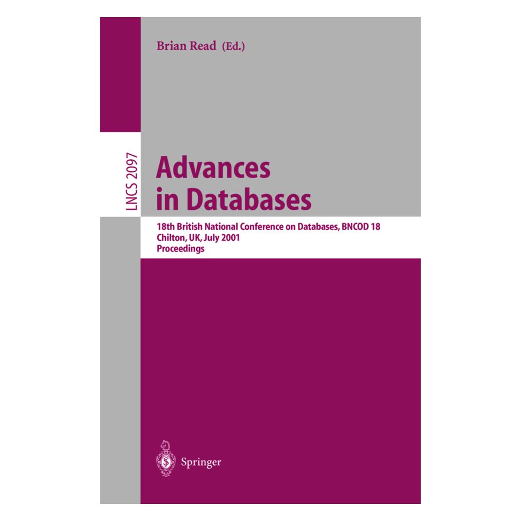 Springer Advances in Databases (Englisch, Softcover) (55198823)