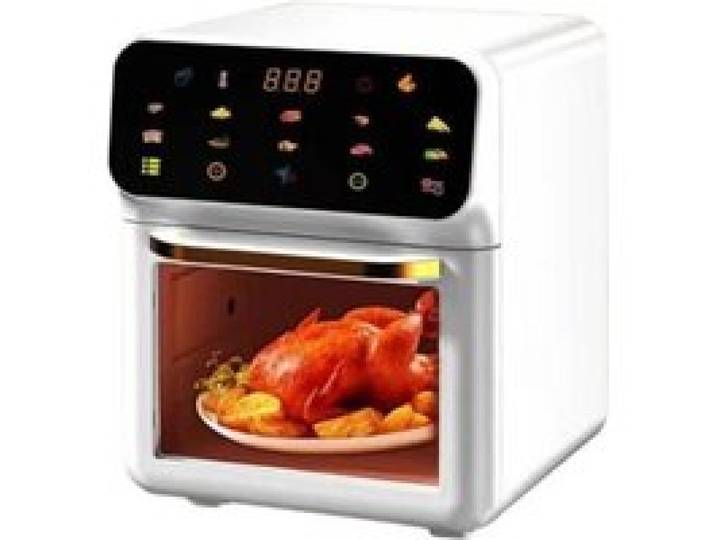 Four à air chaud 22L multifonction friteuse sans huile avec écran tactile et fenêtre transparente