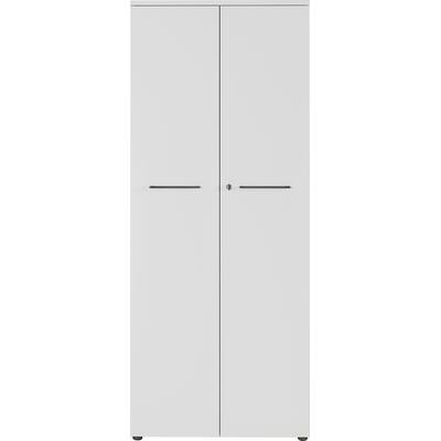 GERMANIA "GW-Agenda, Mehrzweckschrank, abschließbar," optional mit 2 offenen Fächern, Maße 80x197 cm, Made in Germany