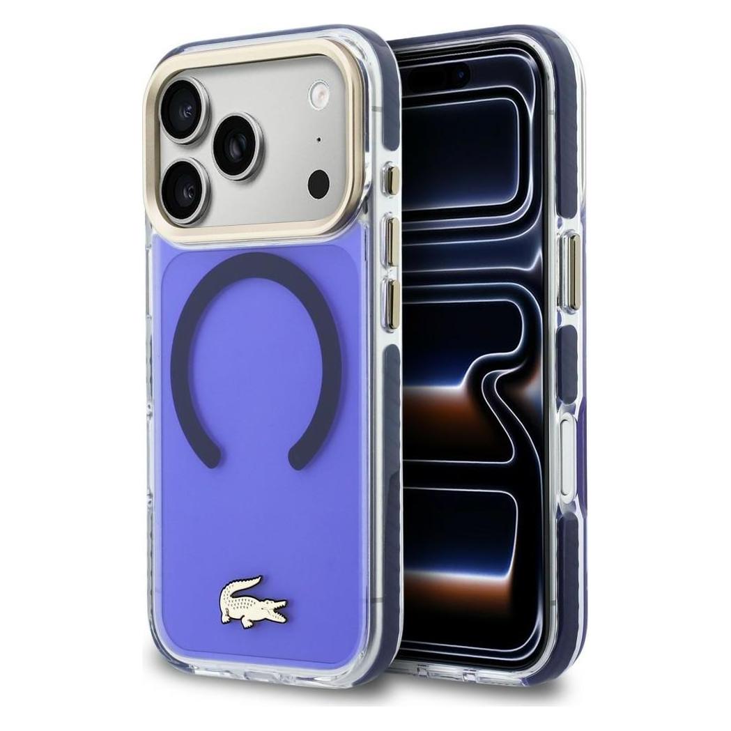 Lacoste Etui Shockproof Transparent Frosted Gold Logo MagSafe do iPhone 17 Pro marine (Apple iPhone 17 Pro) (67155992)
