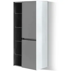 Pelipal Midischrank Parma600 Dekor Grau, Weiß Grau /