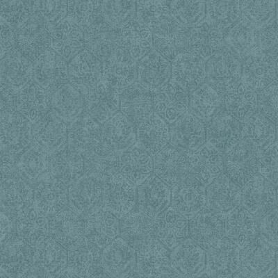 Advantage Edsel Blue Geometric Wallpaper - 20.9in x 396in x 0.025in - 20.9in x 396in x 0.025in