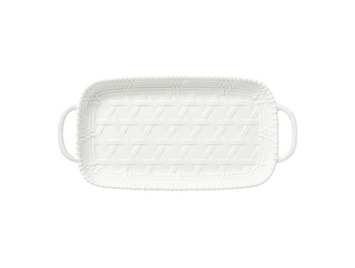 Lenox 893875 Tabletop Gifts Hors D'Oeuvre Tablett, Porzellan, Weiss/opulenter Garten