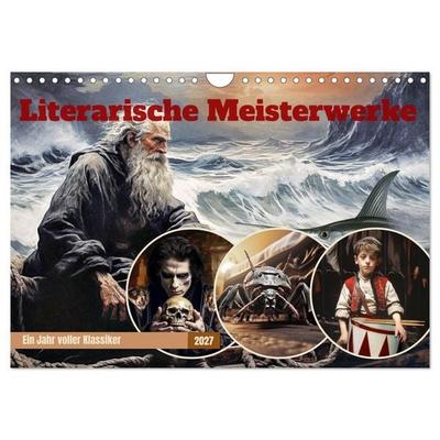 Literarische Meisterwerke (Wandkalender 2027 DIN A4 quer), CALVENDO Monatskalender