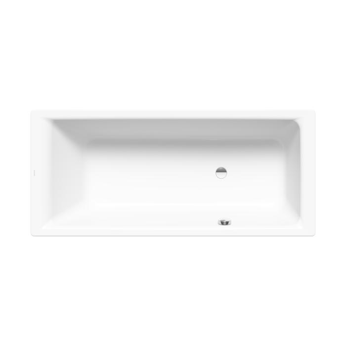 Kaldewei Puro Badewanne 258423000001 160x70cm, Überlauf seitlich, Überlaufloch gegenüberliegend, weiß