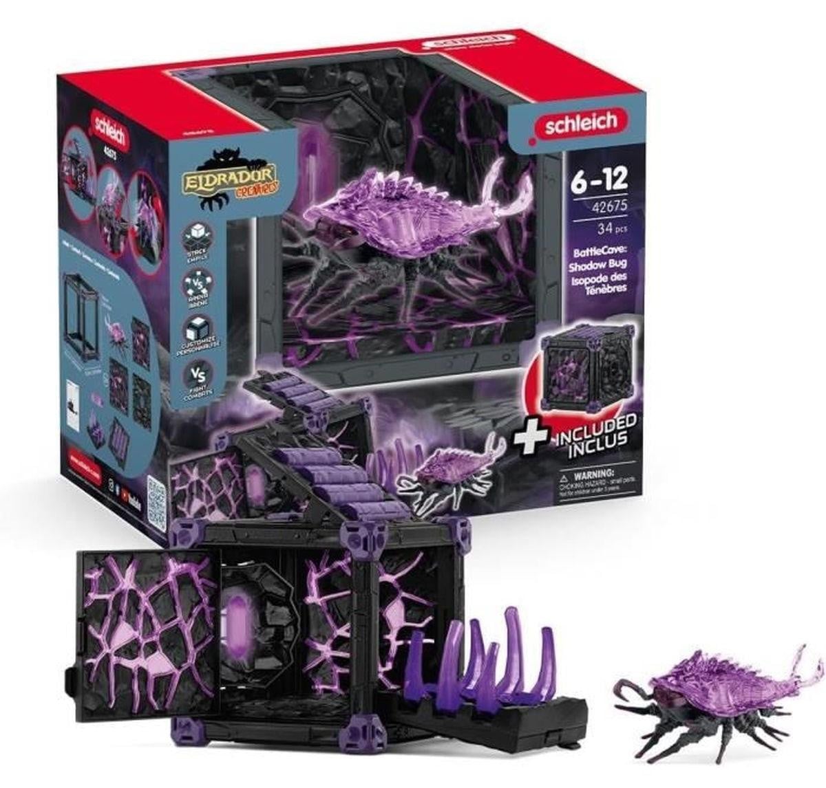 Schleich Eldrador Creatures BattleCave Dark Isopod Arena Expansion 42675