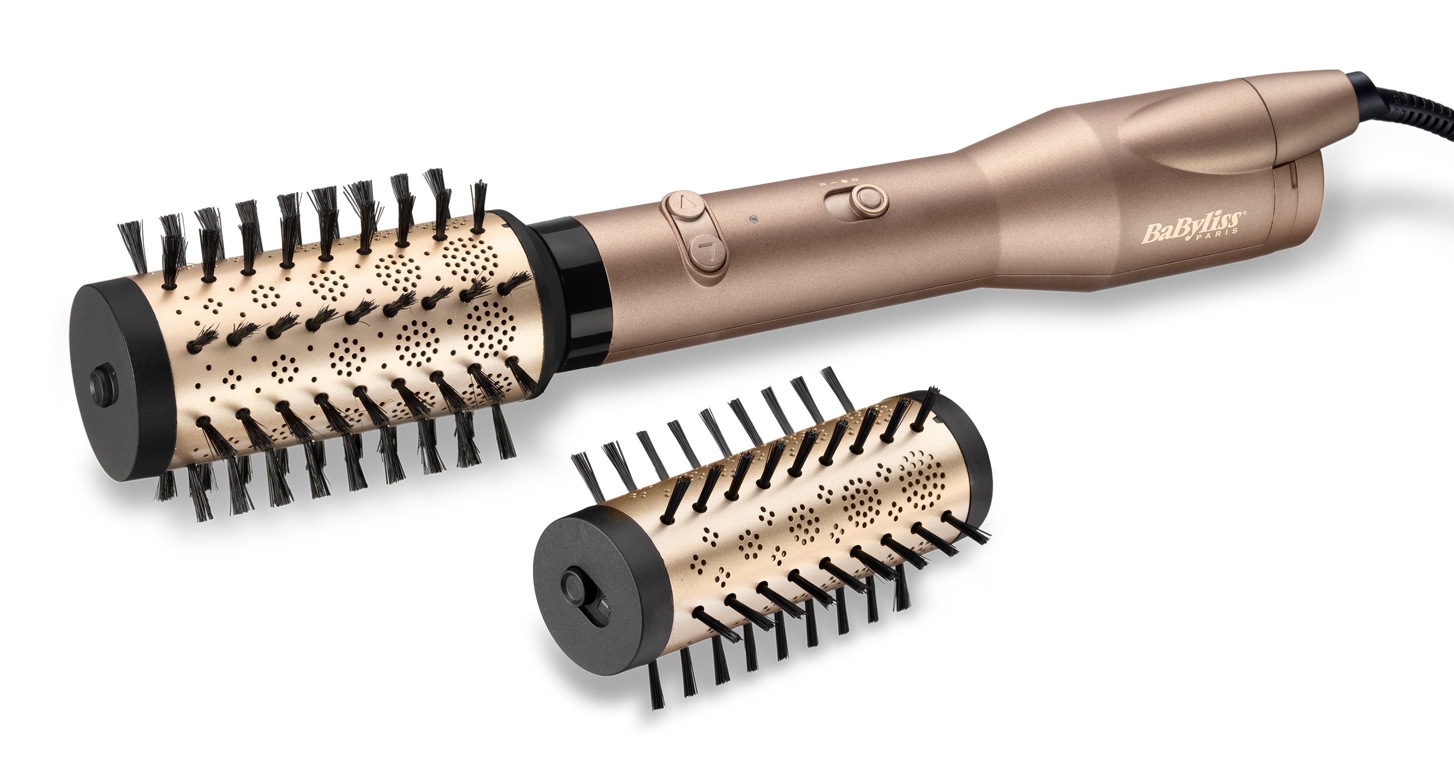 BaByliss AS952E Big Hair Dual Gold Edition Warmluftbürste 650 W (Gold)