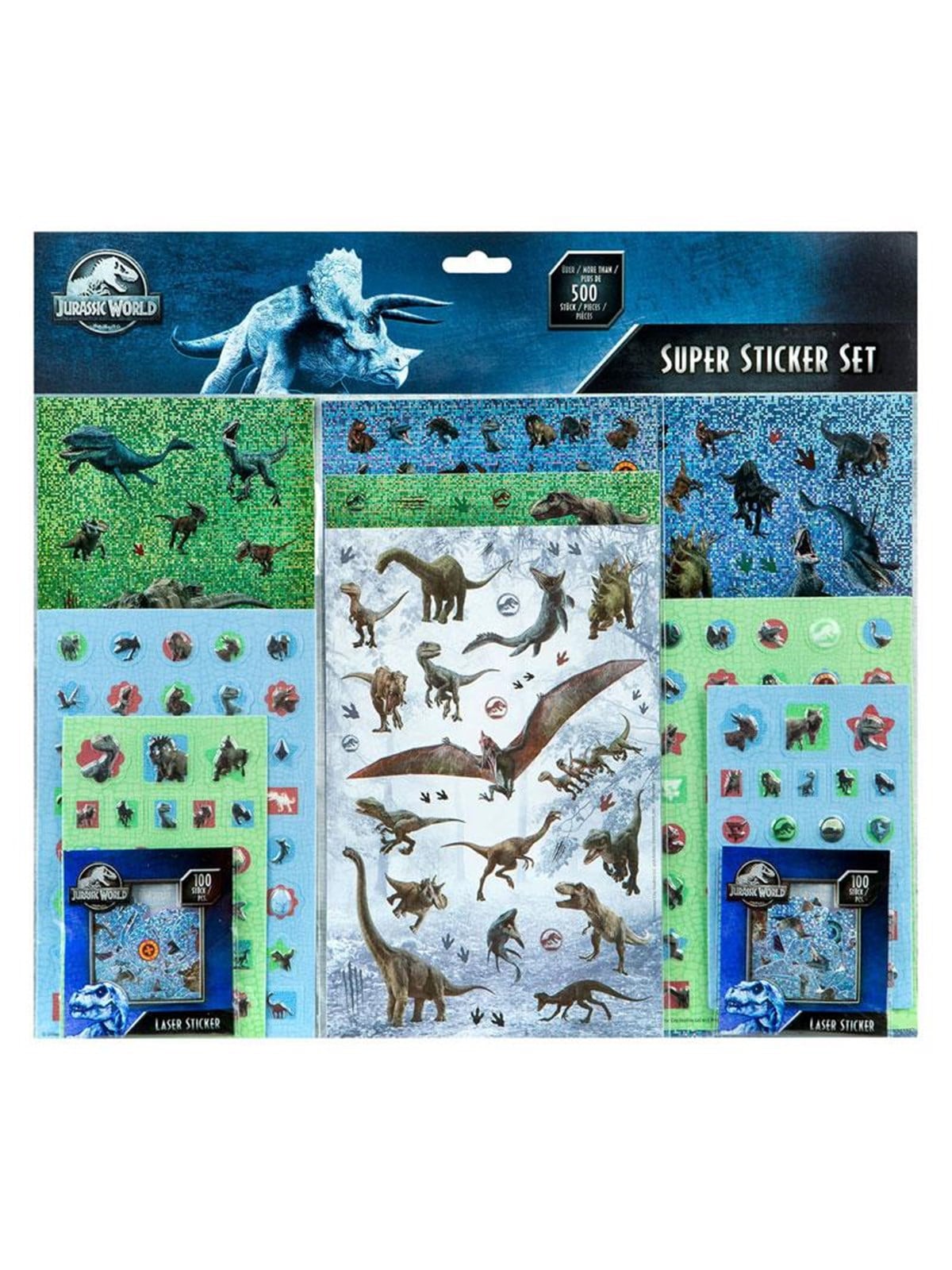 Undercover - Super Jurassic World sticker set