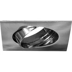 BLULAXA 48461 - Einbaurahmen LED GU10 Edelstahl quadratisch schwenkbar