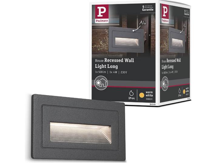 Paulmann LED Außenwandleuchte Long