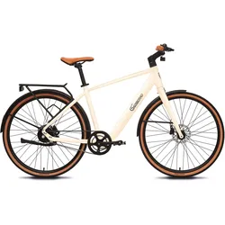 SachsenRAD Urban City E-Bike C3M Roma II in Mamorweiss mit Riemenantrieb