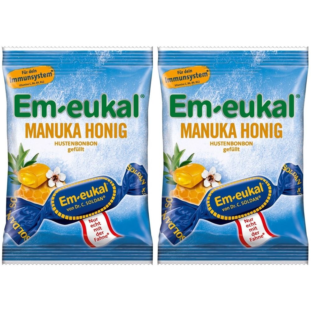 EM Eukal Manuka Honi Gefue x2 2x75 g Bonbons