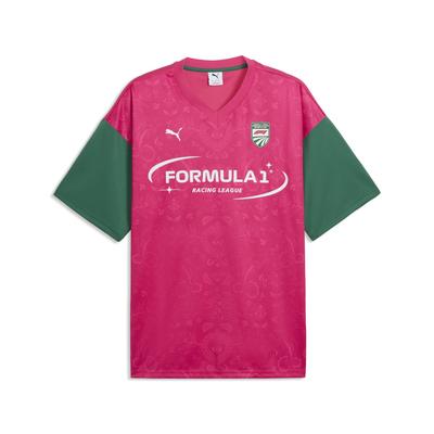 Trainingsshirt PUMA "F1 Mexico Relaxed Trikot Herren", Herren, Gr. L, pink, Obermaterial: 100% Polyester. Kragen: 97% Polyester, 3% Elasthan, clean, relaxed fit, Rundhals, Shirts