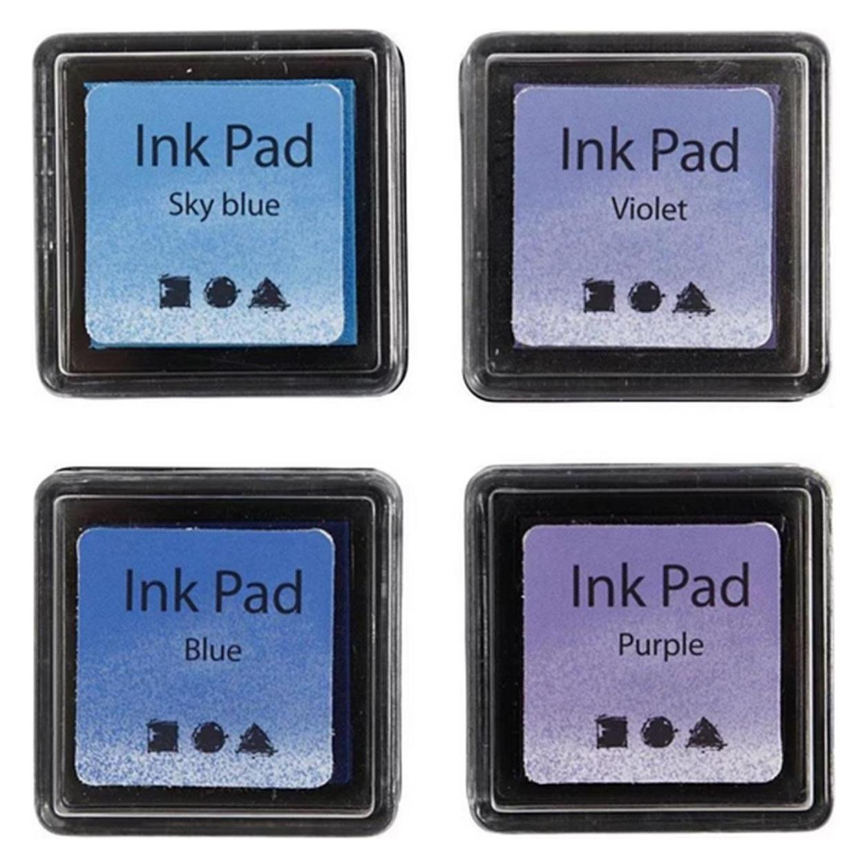 Creativ Company Stempelkissen Ink Pad Blau, Lila (285342)