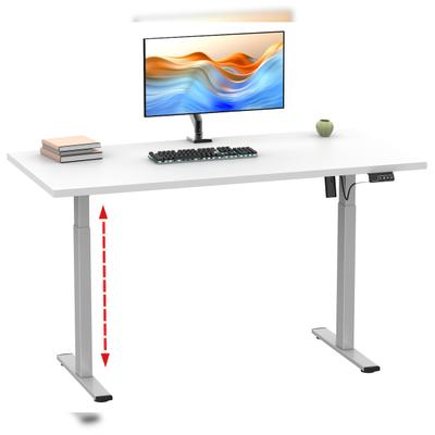 VCM Höhenverstellbarer Schreibtisch Lona 140x80 si