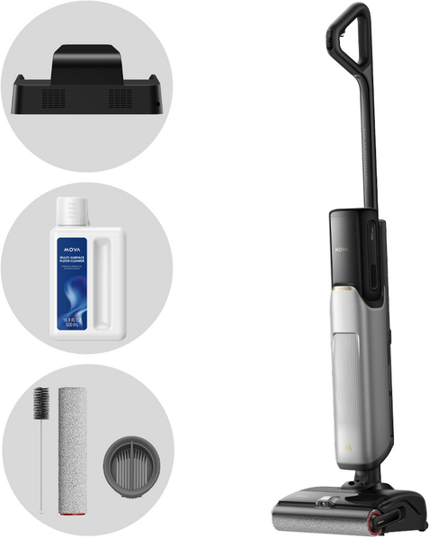 MOVA X4 Pro  3-in-1-Akku-Nass- und Trockensauger: wischt, saugt und trocknet  21,6 V  5 Ah