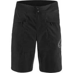 Löffler, Herren, Velohosen, Loeffler Radlerhosen mit Sitzpolster kurz M Bike Shorts Leon-G CSL Herren - Schwarz (56, XXL), Schwarz