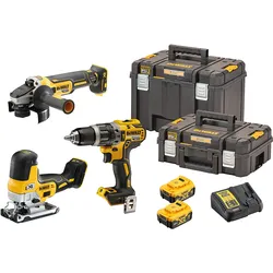 DEWALT 3er Akku-Kombopack 18V XR + 2 Akku + Schnellladegerät - DCK329P2T-QW