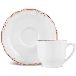 Karaca Elizabeth Ecru Teetasse, 180 ml