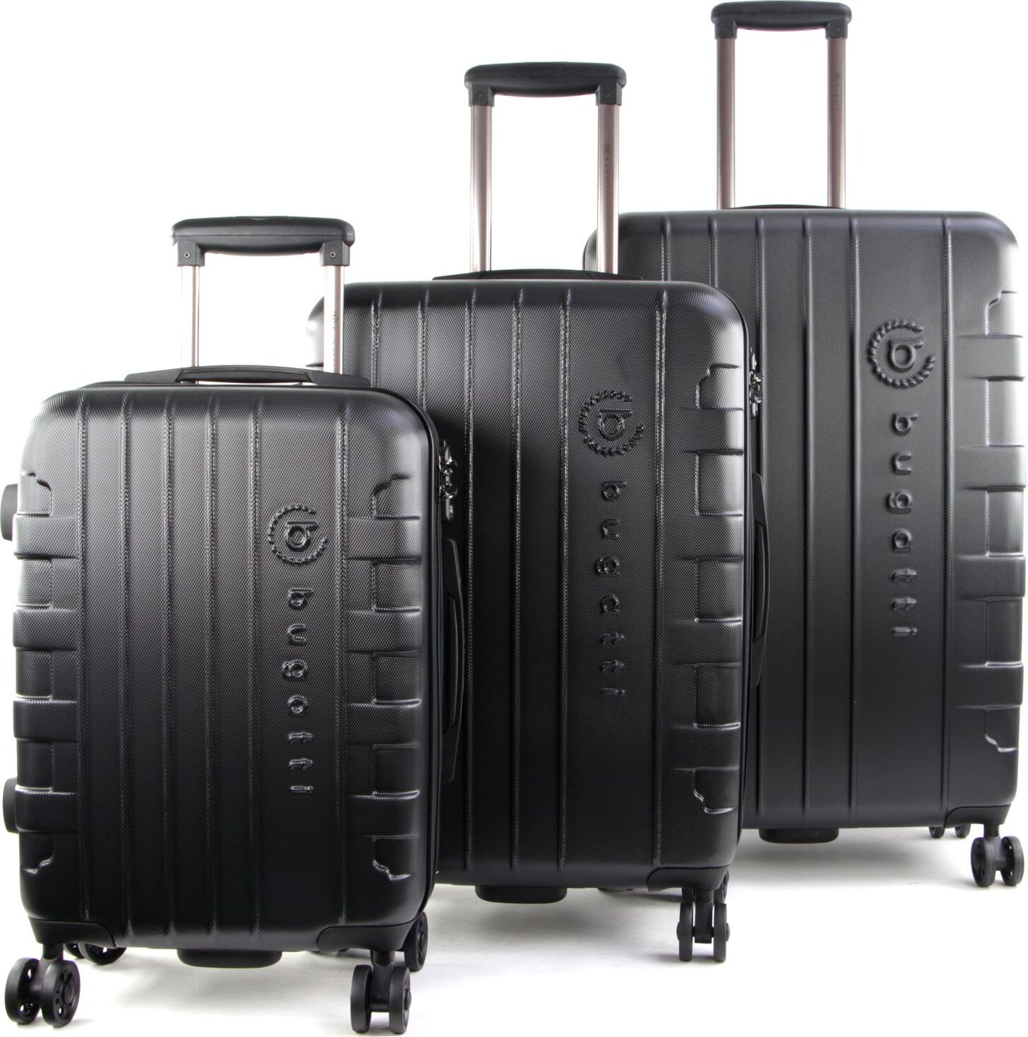 bugatti Galatea Hard-Top Case Trolley 3er Set Black schwarz 77cm