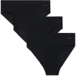 3er Pack NIKE Leak Protection: Perioden Briefs Unterhosen Mädchen 010 - black/cool grey XL (156-166 cm)