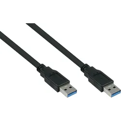 KM UK30PAA005S - USB 5 Gb/s Kabel, A Stecker auf Stecker, 50 cm