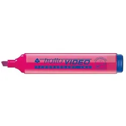 Tratto, Marker, VIDEO, box/12 pieces, bright pink (12x)