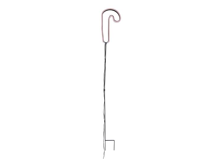 Lampe de piquet néon de Noël Rouge Canne de Noël LED inclus avec