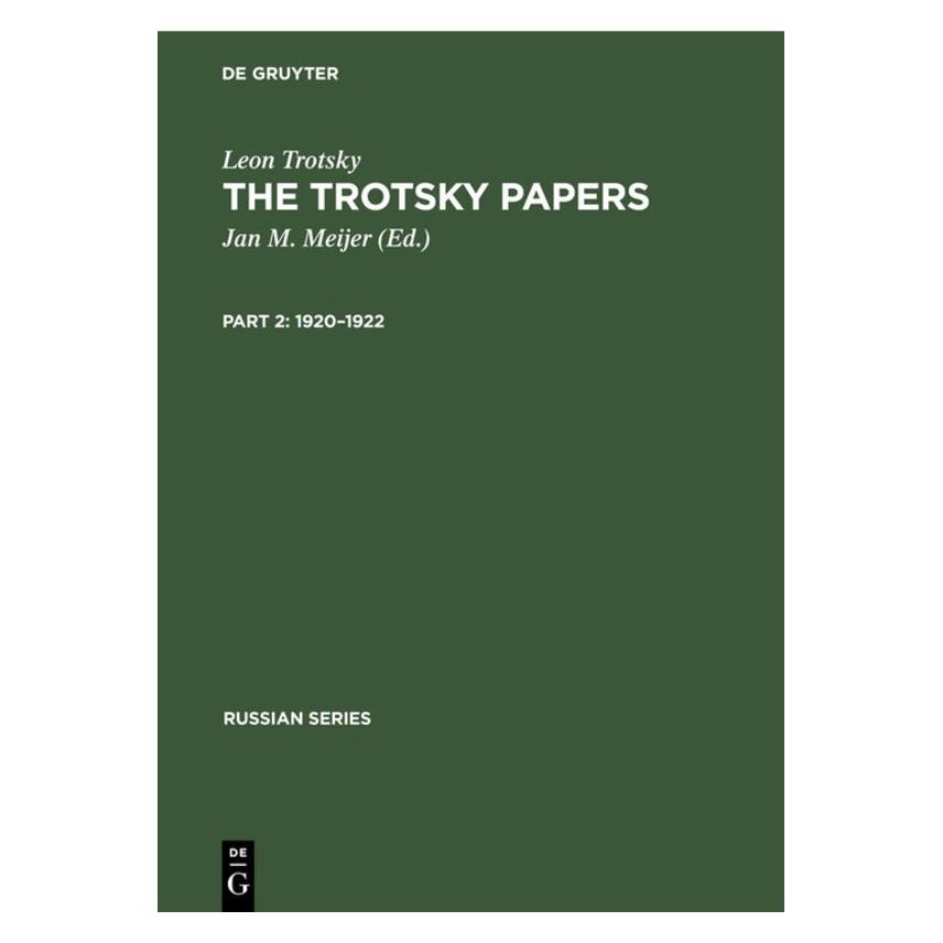 De Gruyter Trotsky:Leon Trotsky: The Trotsky Paper (Englisch, Hardcover, Leon Trotsky) (67773219)