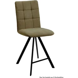 THEKENSTUHL drehbar (8er-Set) Destiny 47x108x60 Schwarz/Olivgrün