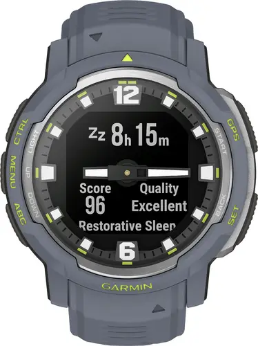 Garmin INSTINCT CROSSOVER Smartwatch Granitblau, Silber