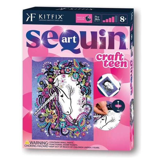 Makita KIT Sequin Art Craft Teen, Unicorn (2204)