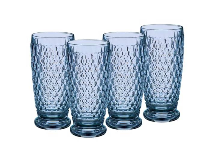 Villeroy & Boch Boston Coloured 4er Set Longdrinkglas blau