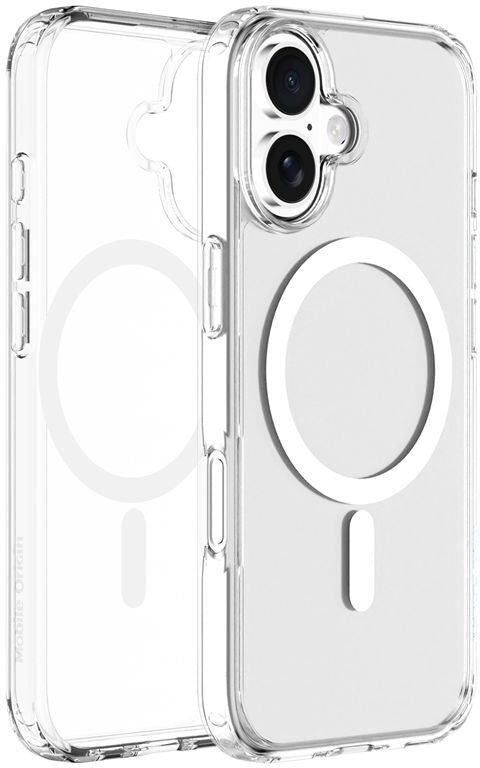 Mobile Origin iPhone 17 Hybrid Mobil Cover - MagSafe Kompatibel - Gennemsigtig