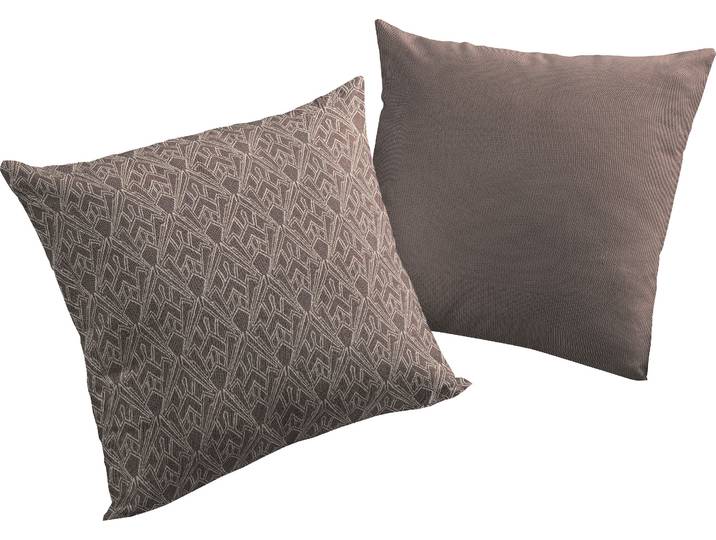 Dekokissen ADAM Urban Cactus , braun (kaffee, gemustert), B:40cm L:40cm, Baumwolle, Dekokissen_Sitzkissen_Kissenhüllen, Dekokissen, zertifizierter Bio-Baumwolle, Wendekissenhülle ohne Füllung, 1 Stück
