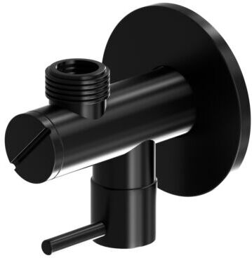 Steinberg Serie 100 Eckventil 1001640S 1/2" x 3/8", mit Schmutzfilter, Matt Black