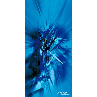 Multifunktionstuch ROLEFF "Schlauchtuch" Gr. M, blau (grafic blau, ro 407), Modetücher, Damen, M, Polyester, bedruckt, Multifunktionstuch