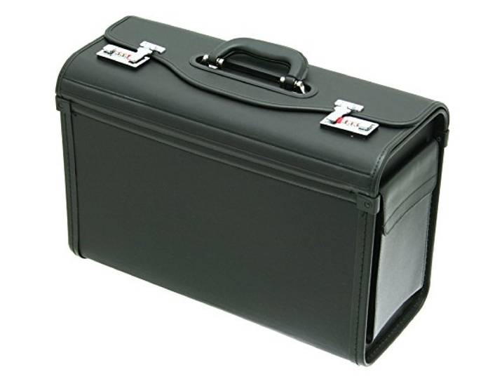 Davidts, pilotenkoffer, zwart, zwart