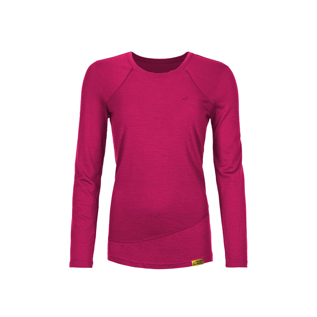 Grüezi Bag Woodwool Longsleeve Lady Chapel raspberry red (5015) XS 2350-5015-XS