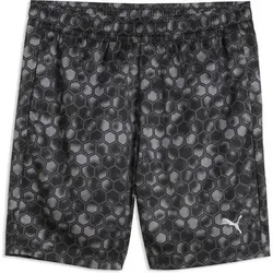 PUMA Kinder Freizeit / Mode Sommer GJ Shorts Shorts Ki TAD ESS AOP Woven Shorts B, Größe 116 in Schwarz Schwarz
