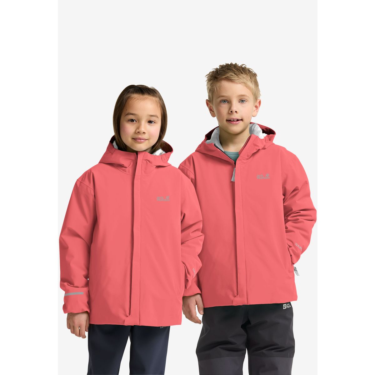 Jack Wolfskin Flowline Ski Jacket Kids sunset coral (J0141) 176 A65317_J0141_K18