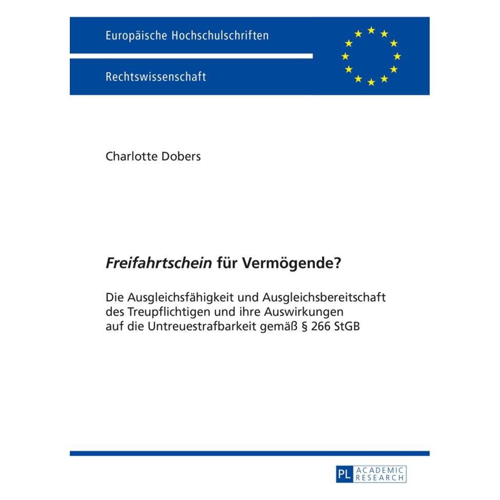 Peter Lang 'Freifahrtschein' für Vermögende? (Deutsch, Softcover, Charlotte Dobers) (56026782)