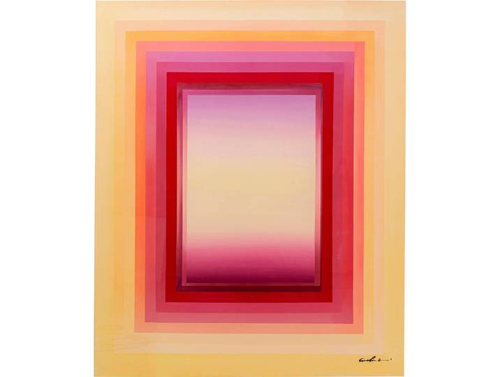 Leinwandbild KARE DESIGN Leinwandbild Tendency Blush , beige (farbe bild(er): beige, rot), B:140cm H:170cm T:3,5cm, Bilder, Leinwandbild