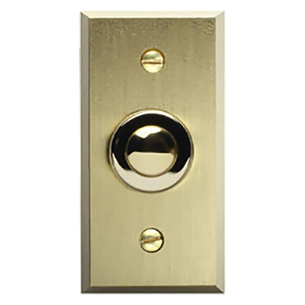 Urmet GRO ETA2310 Messingguss-Etagenplatte 1Kontakt 65x35x10mm (55595)